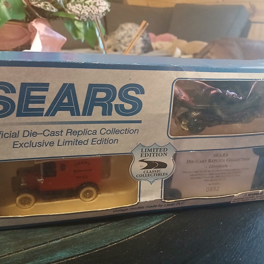Sears Limited Edition Die-Cast Model with Red and Black
